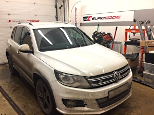Чип тюнинг VW Tiguan 2.0 TSI 211 hp DQ-500